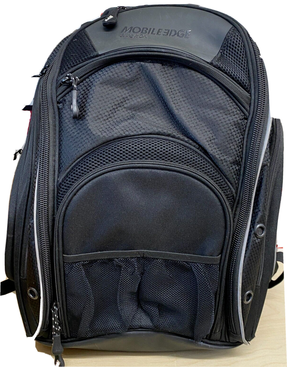 Mobile Edge Backpack Black Padded Bring It On Laptop Book Bag Computer Pockets